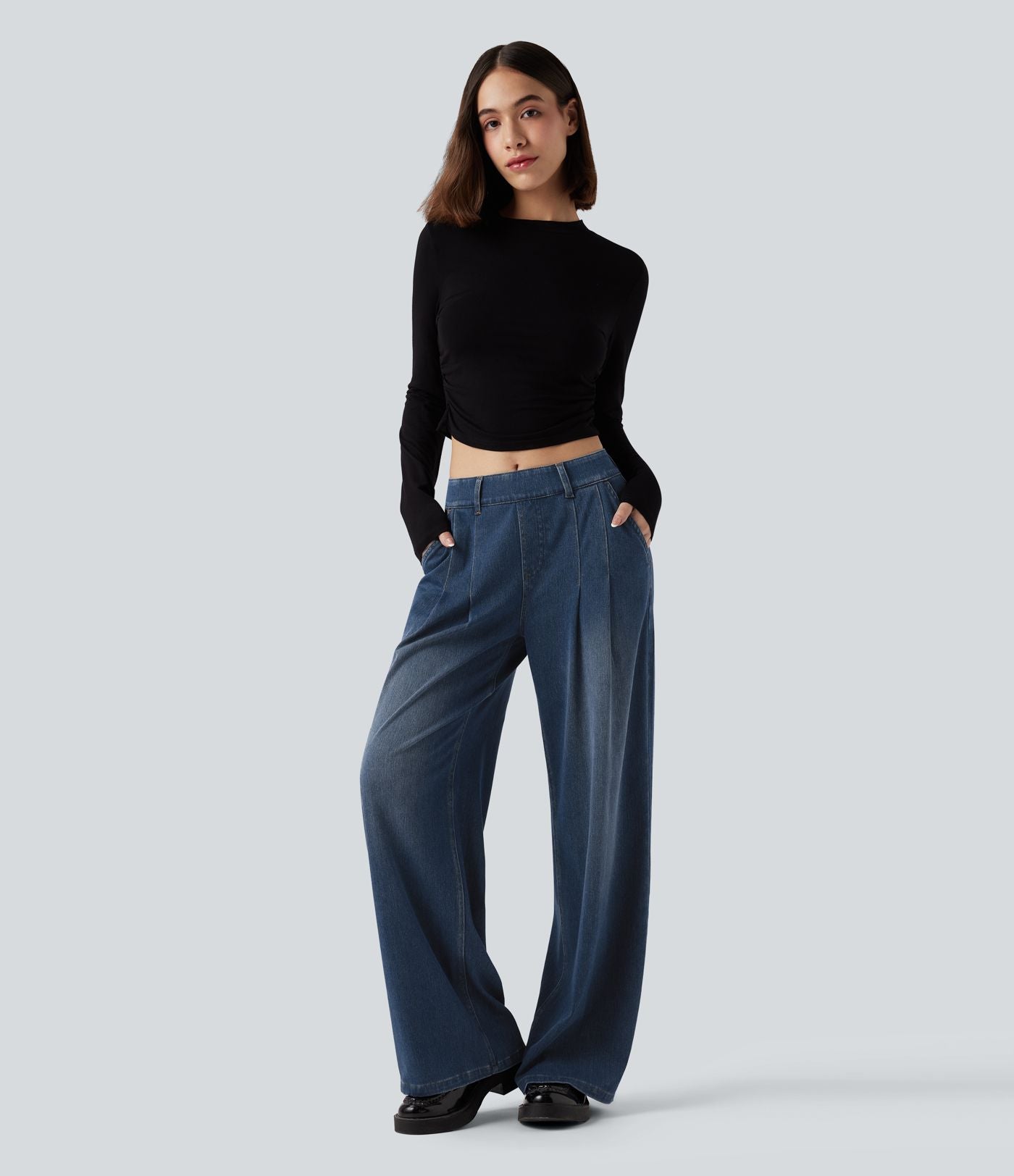 Jean large Halara Flex™ taille mi-haute avec poches