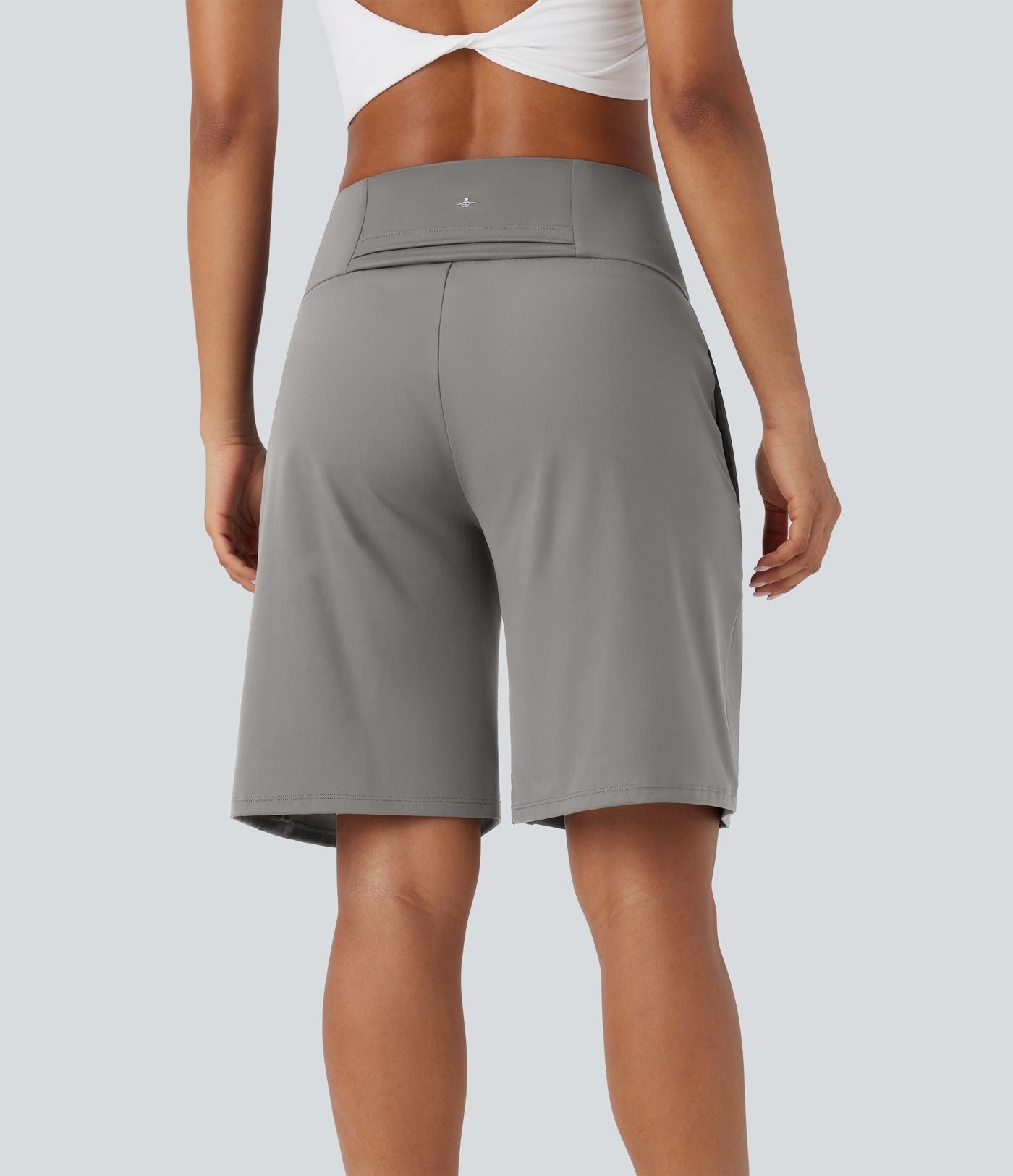 Bermuda SoftlyZero™ Airy de yoga taille haute avec poches multiples et effet frais InstantCool