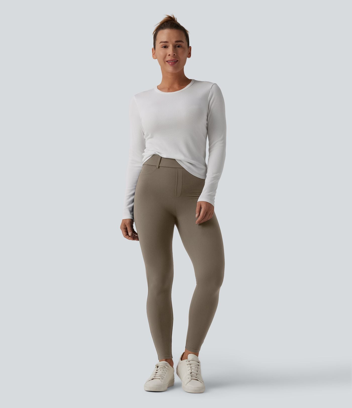 Legging décontracté 7/8 Halara UltraSculpt™ taille haute avec poches
