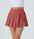 Breezeful™ Mini Jupe Soirée Plissée 2 en 1 Taille Haute Poche Latérale Boucle Réglable Séchage Rapide