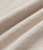 Chemisier tailleur en mélange de lin col V sans manches avec ourlet fendu
