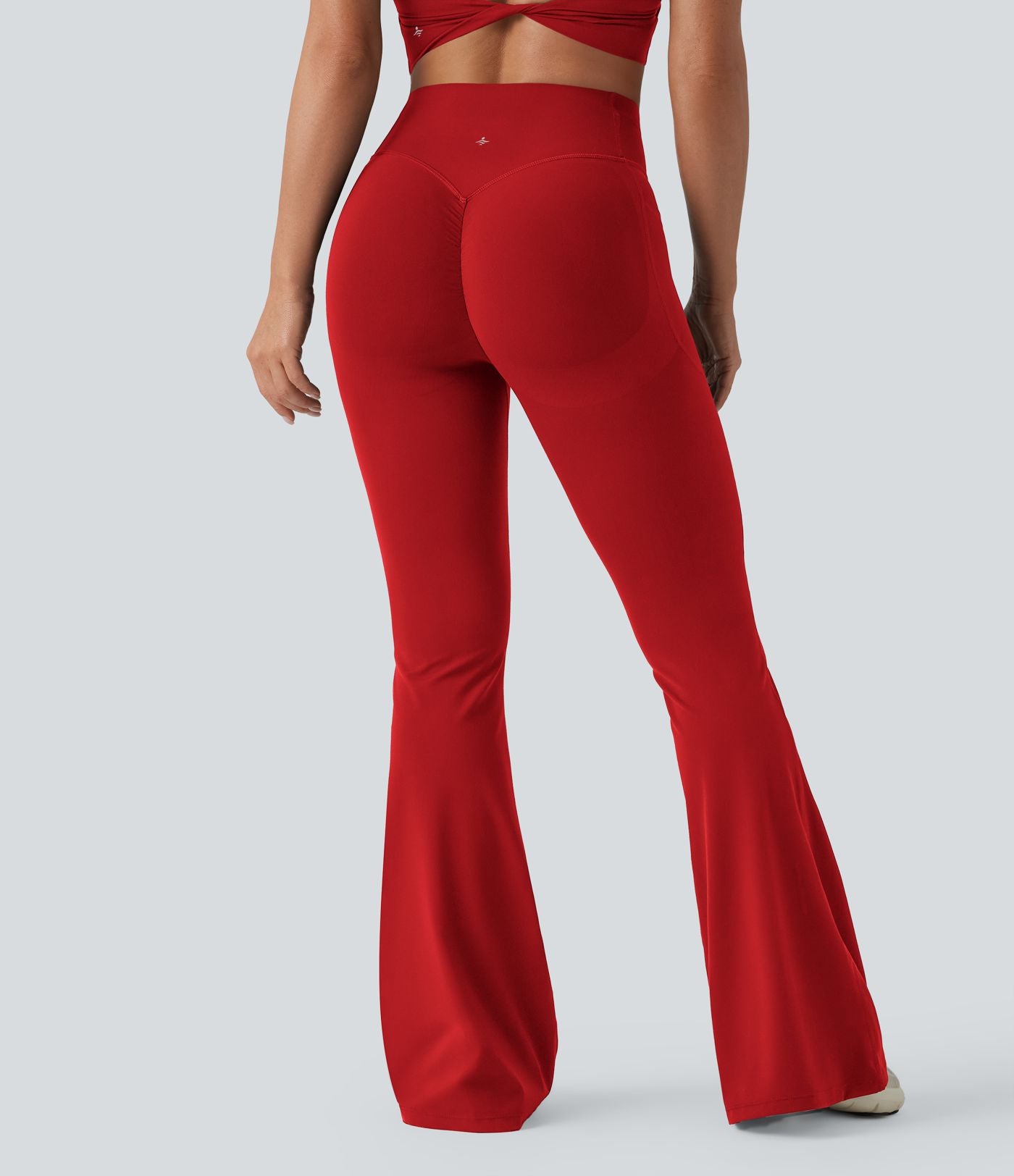 Halara UltraSculpt™ Legging yoga évasé gainant push-up taille haute à fronces avec poches