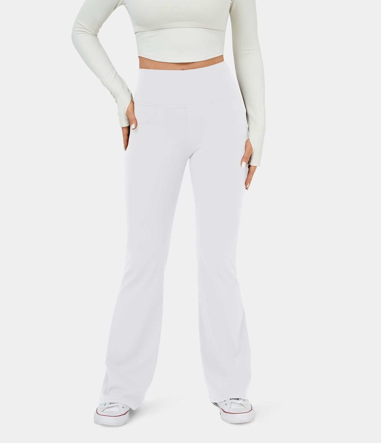 Legging yoga évasé taille haute DayStretch avec poches