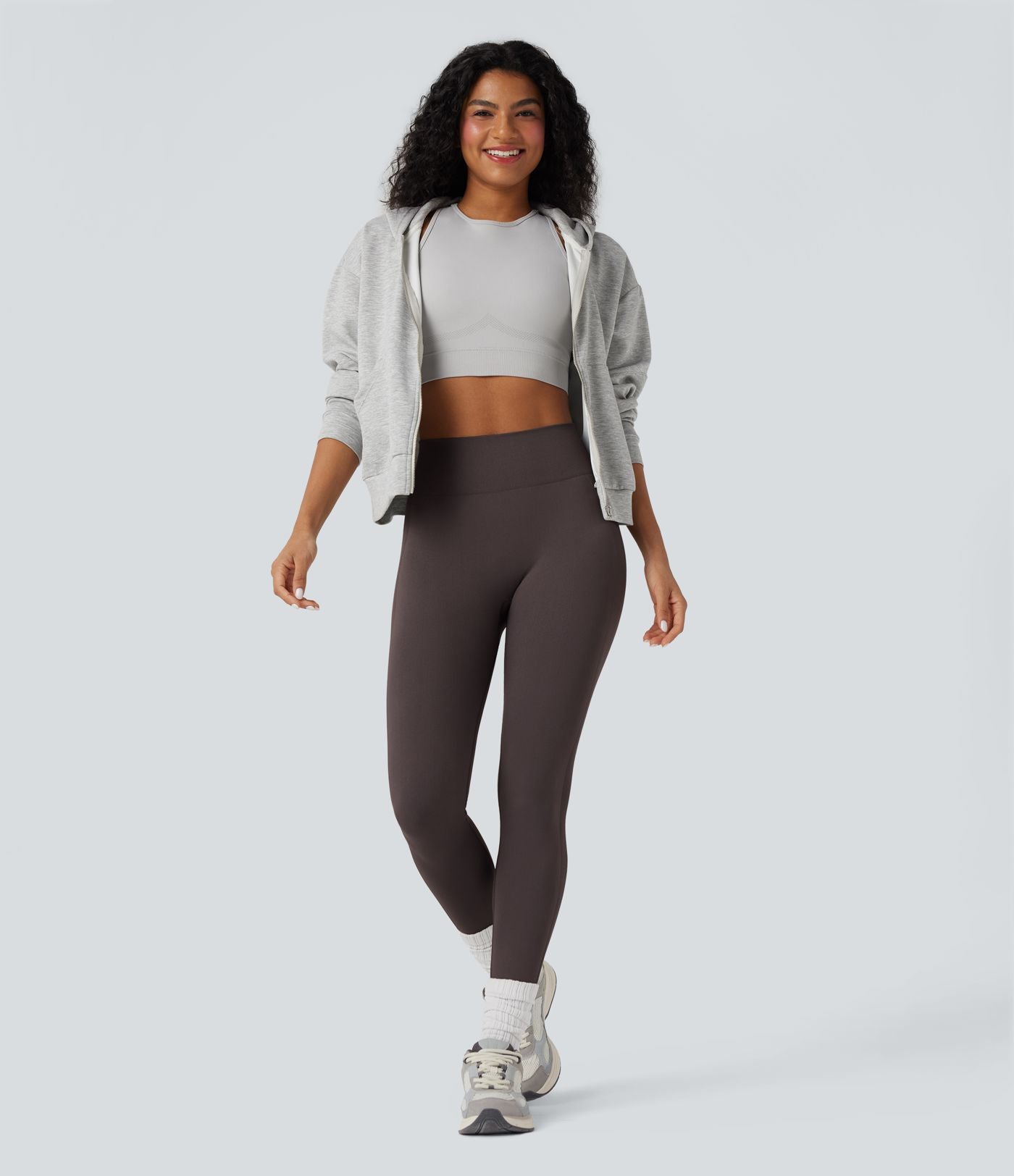 Legging yoga taille haute push-up froncé sans couture OneForm Seamless Flow