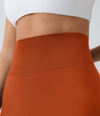 Legging taille haute froncé uni sans couture OneForm Seamless Flow