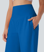 Bermuda SoftlyZero™ Airy de yoga taille haute avec poches multiples et effet frais InstantCool