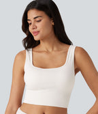 OneForm Débardeur casual sans couture col rond échancré dos en U avec soutien-gorge intégré