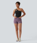 Débardeur yoga asymétrique OneForm Seamless Flow avec brassière intégrée