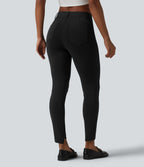 SpacerTek™ Pantalon casual skinny taille mi-haute avec poches