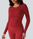 Haut de sport à manches longues sans couture OneForm Seamless Flow