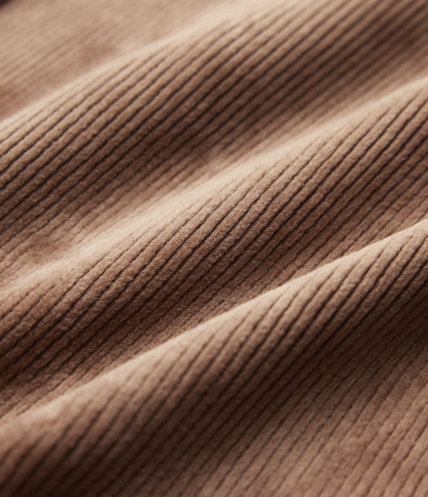 Pantalon barrel polaire côtelé taille mi-haute avec poches