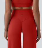SoftlyZero™ Pantalon yoga coupe droite gainant taille haute à fronces - UPF50+