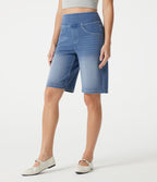 Halara Flex™ Bermuda casual en jean taille haute avec poches