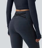 Halara Ultrasculpt™ Legging de running gainant taille haute dos croisé avec poches