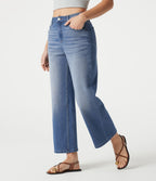 Halara Flex™ Jean large 7/8 taille mi-haute avec poches