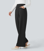 Pantalon de travail coupe droite taille haute Halara Flex™ DayStretch avec poches