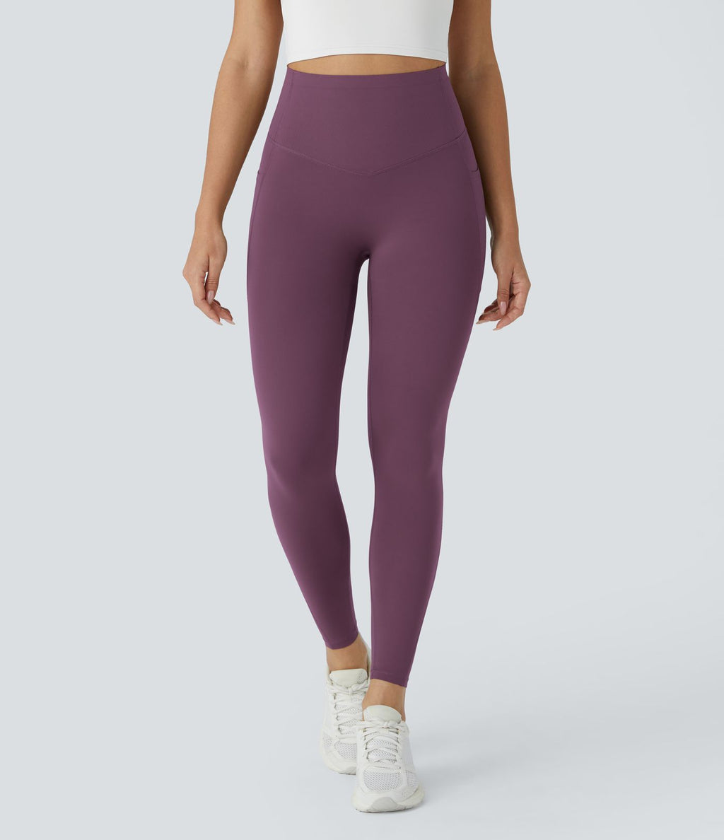 Legging d'entraînement gainant galbant taille haute avec poches Halara UltraSculpt™