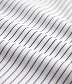 Chemise rayée col chemise ourlet arrondi manches longues coupe décontractée