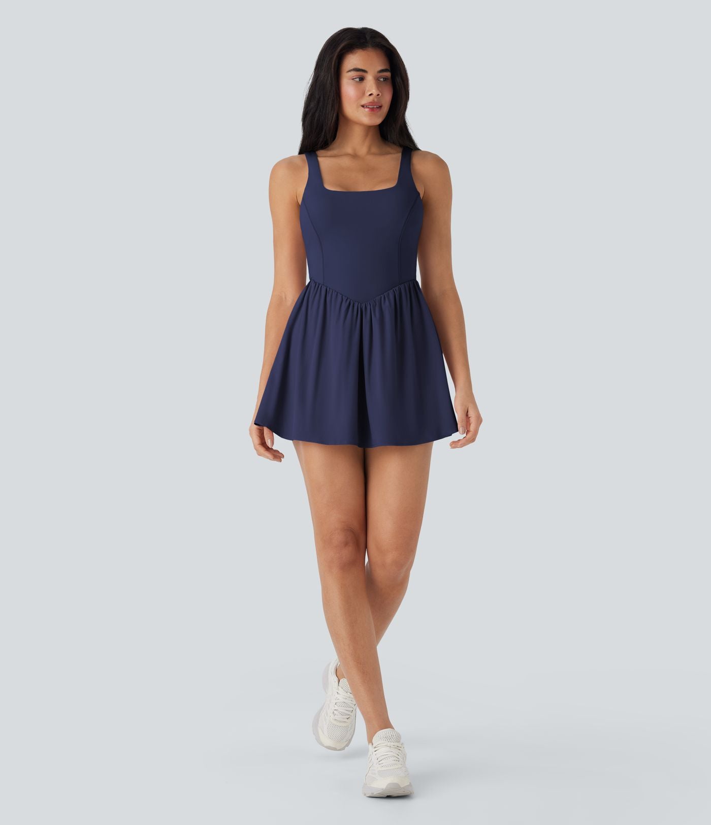Robe active danse mini 2-en-1 Breezeful™ dos nu avec liens dos séchage rapide et poche latérale - Édition Easy Peasy
