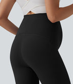 Halara UltraSculpt™ Legging yoga maternité 7/8 uni taille ultra haute à cordon de serrage avec poches