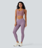 Brassière de sport yoga soutien souple dos nageur à bretelles croisées bonnets A-C