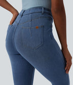 Jegging Halara Flex™ gainant casual taille haute avec poches