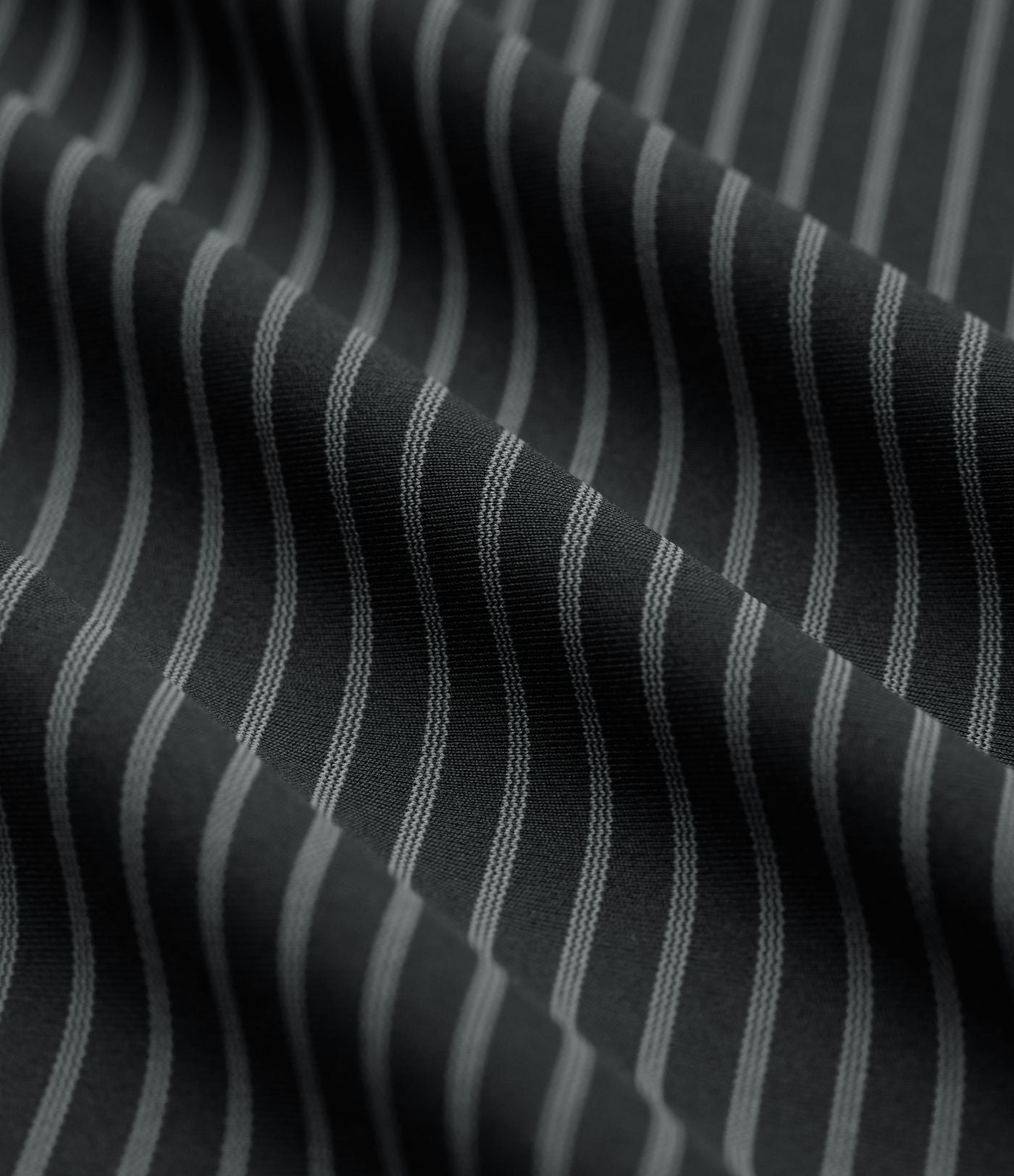 Pantalon de travail évasé taille mi-haute à rayures avec poches zippées