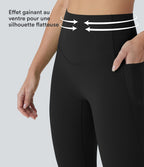 Legging corsaire de yoga gainant taille haute avec poches Halara UltraSculpt™