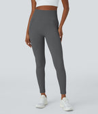 Legging yoga 7/8 taille haute froncé sans couture OneForm Seamless Flow
