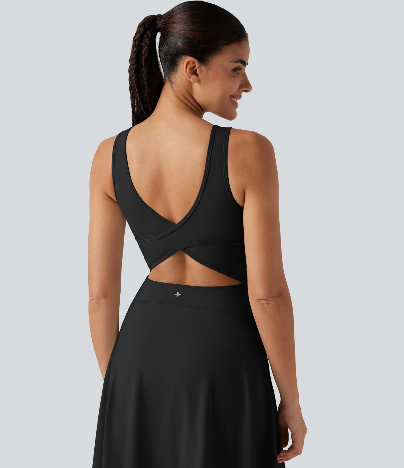 Robe de danse midi SoftlyZero™ Airy 2-en-1, col carré, brassière intégrée, à effet frais InstantCool, avec poches, accès facile Easy Peasy