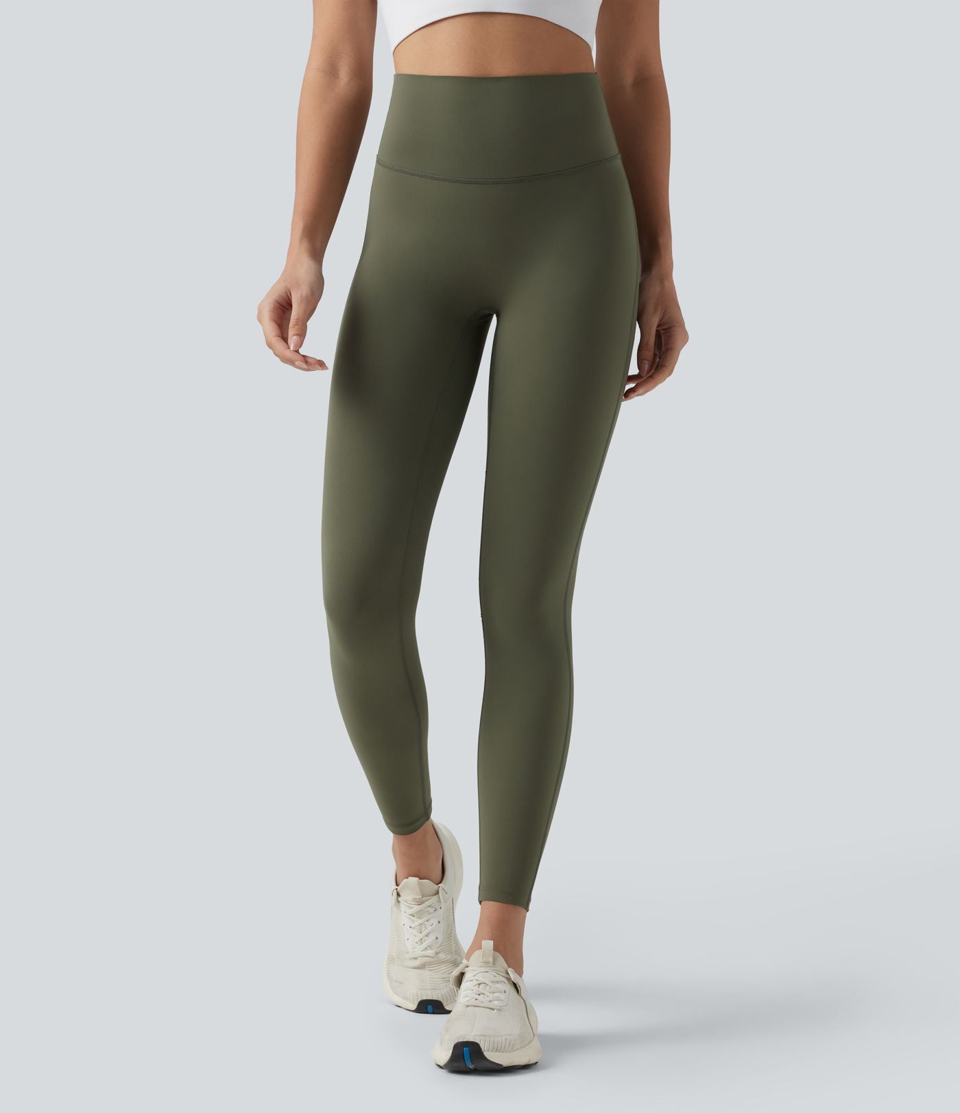 Halara UltraSculpt™ Legging de sport taille haute gainant froncé avec poches