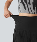 Jupe midi à franges taille haute Halara UltraSculpt™ Cool séchage rapide