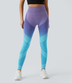 Legging running taille haute dégradé sans couture OneForm Seamless Flow