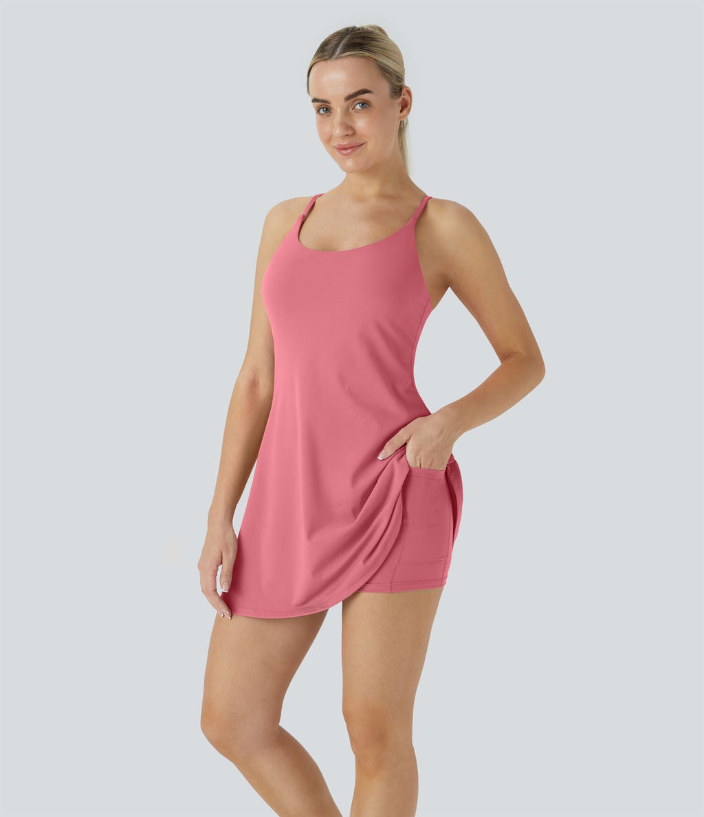 Robe de sport SoftlyZero™ Plush dos nu A-C