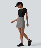 Jupe de golf courte 2-en-1 SoftlyZero™ Airy effet frais InstantCool taille ultra-haute gainant avec ourlet arrondi et poches