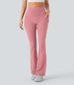 Pantalon de yoga à coupe bootcut gainant galbant taille haute avec effet scrunch et poches Halara UltraSculpt™