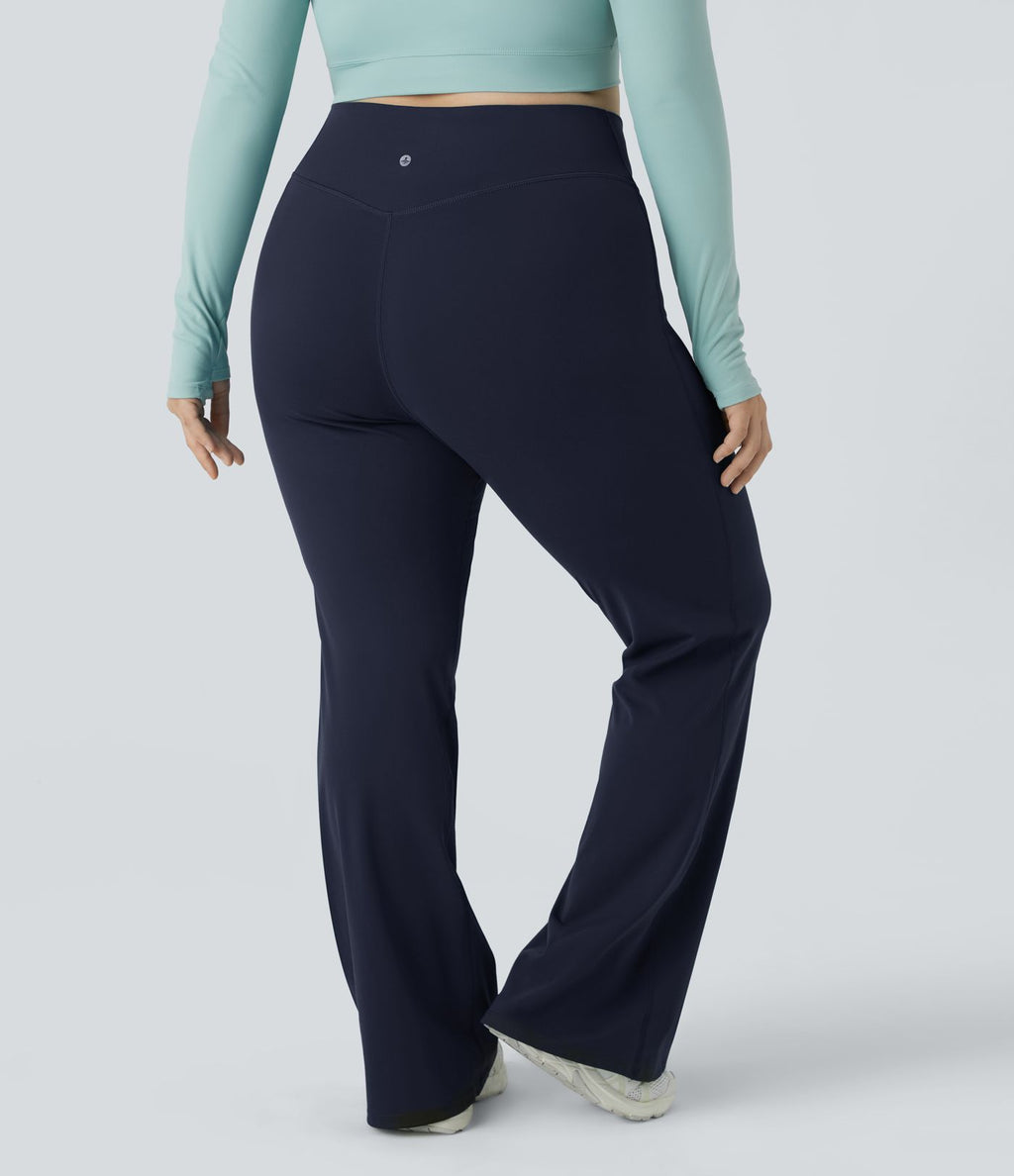 Legging évasé pleine longueur grande taille croisé taille haute DayStretch