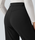 Pantalon tailleur fuselé 7/8 taille haute Halara Flex™ DayStretch avec poches