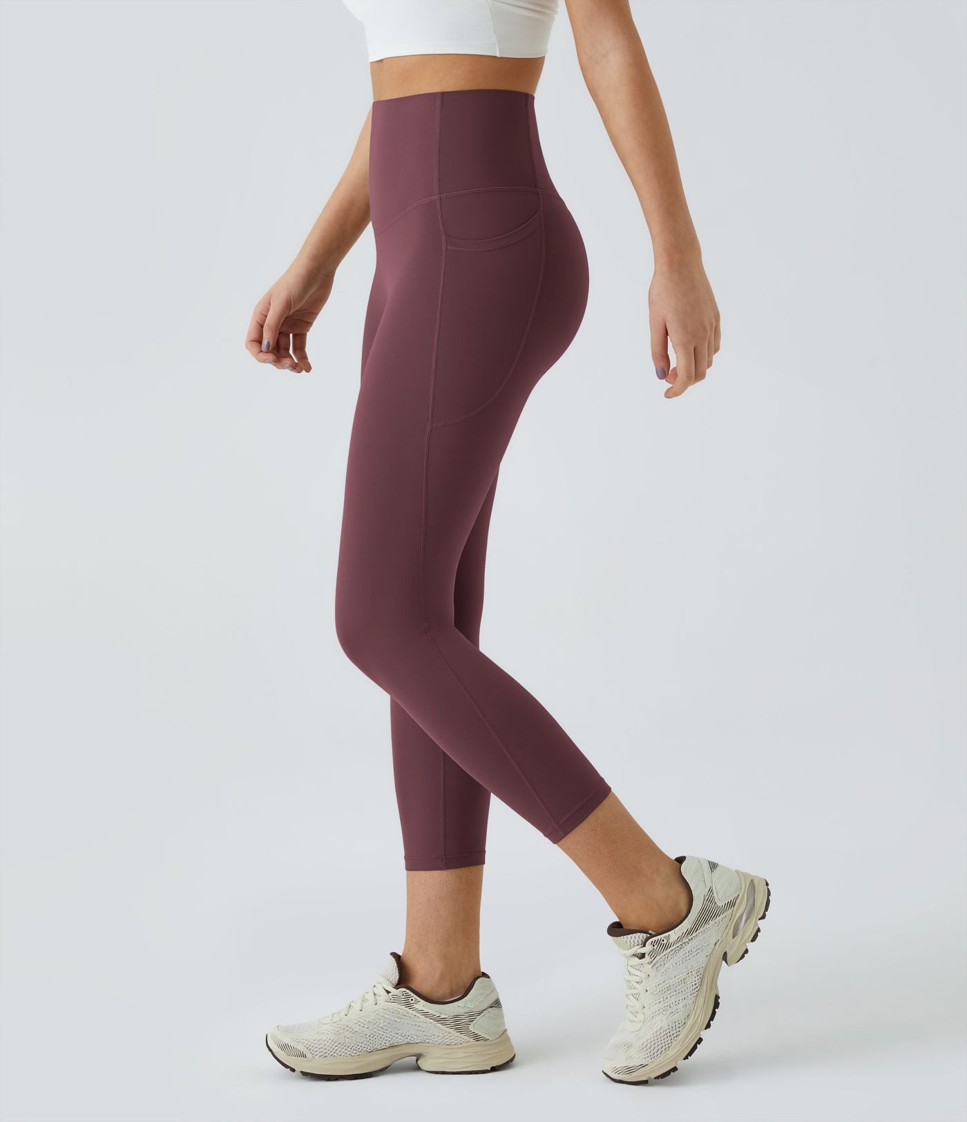Legging corsaire d'entraînement gainant taille haute avec poches Halara UltraSculpt™