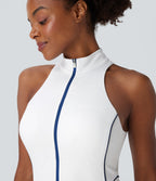 Robe golf active mini Softlyzero™ séchage rapide sans manches demi-zip avec poches latérales - Golf Tee