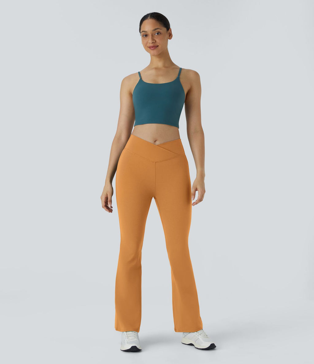 Legging yoga évasé croisé taille haute DayStretch