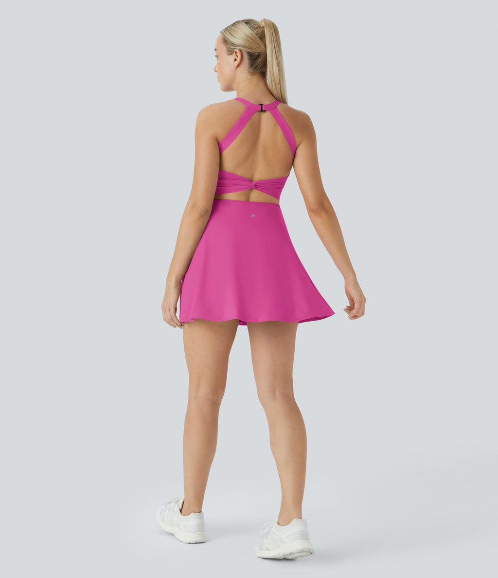 Softlyzero™ Airy Robe Sport Torsadée Dos Nu Édition Easy Peasy