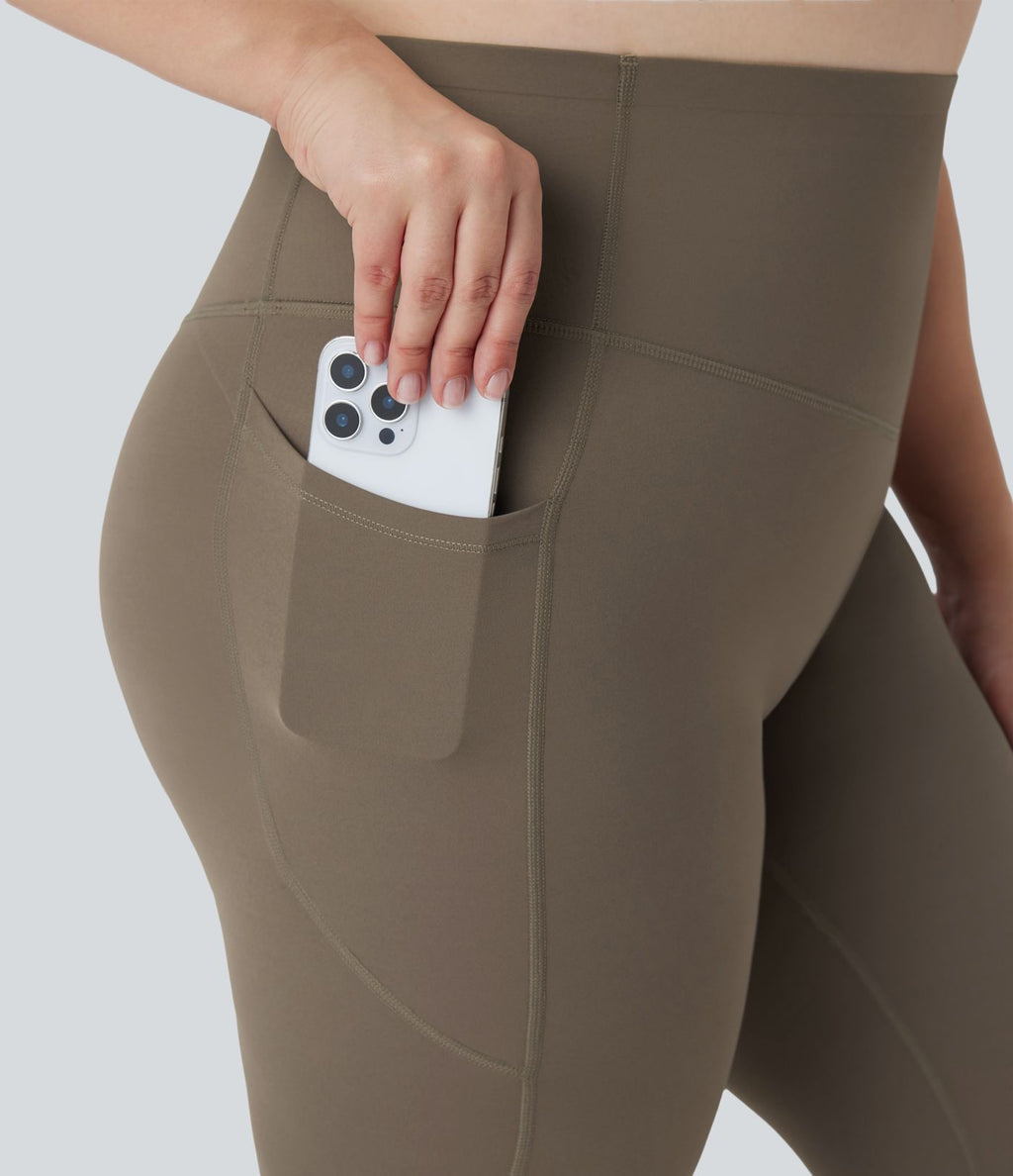 Legging d'entraînement gainant galbant taille haute grande taille avec poches Halara UltraSculpt™