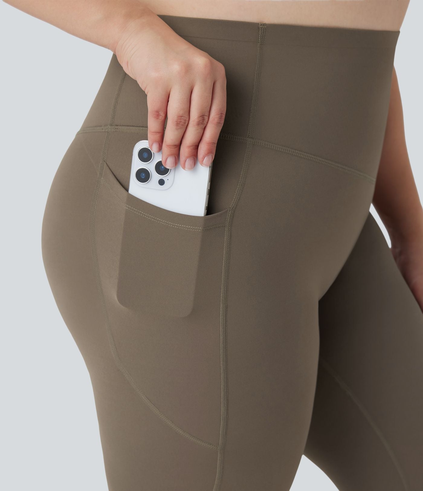 Legging d'entraînement gainant galbant taille haute grande taille avec poches Halara UltraSculpt™