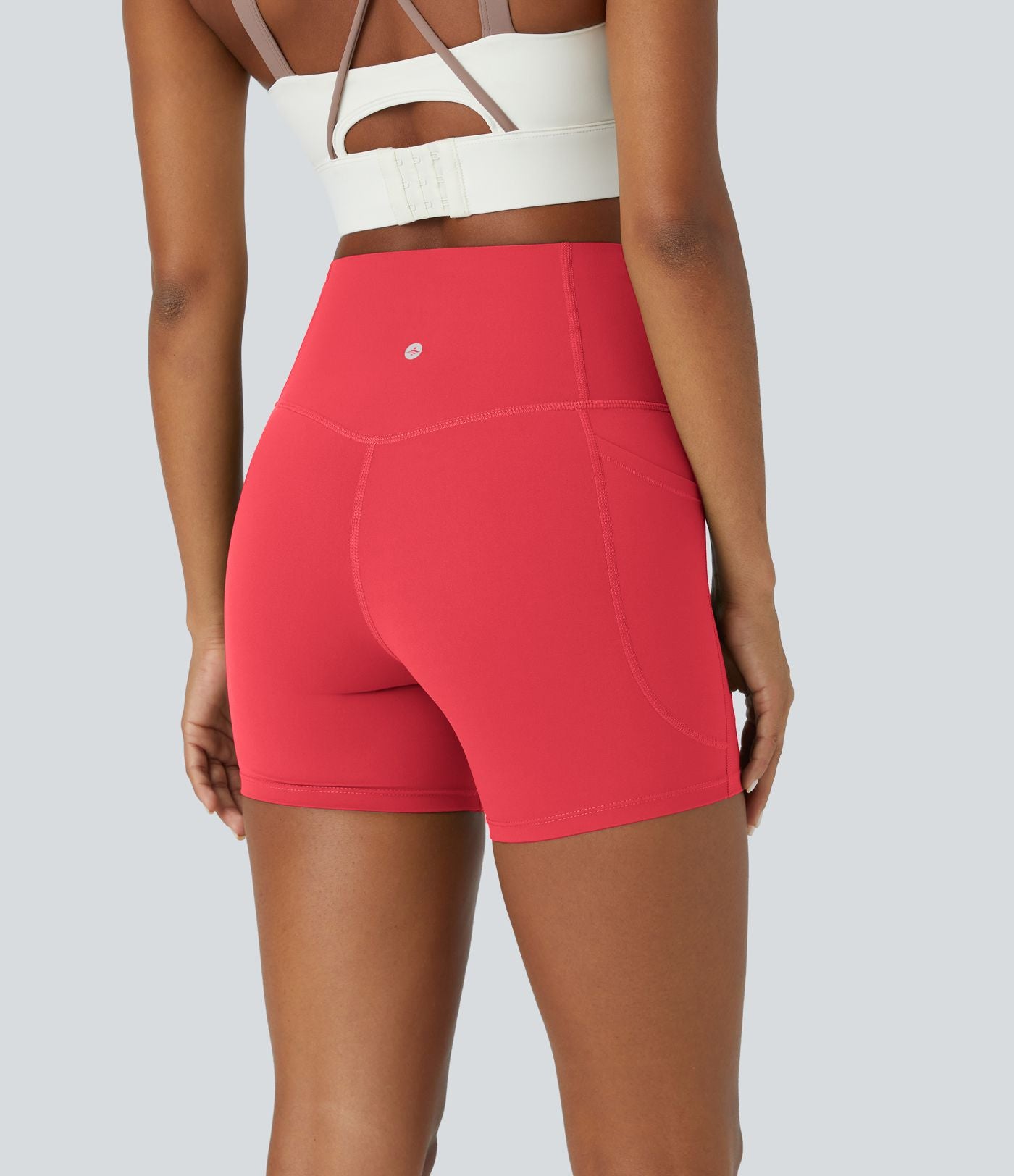 Short cycliste d'entraînement gainant taille haute UltraSculpt™ SoCinched à poches latérales 12,5 cm