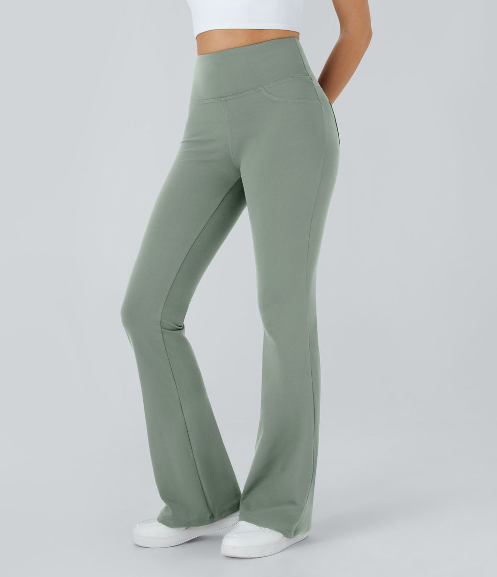 Legging yoga évasé taille haute DayStretch avec poches