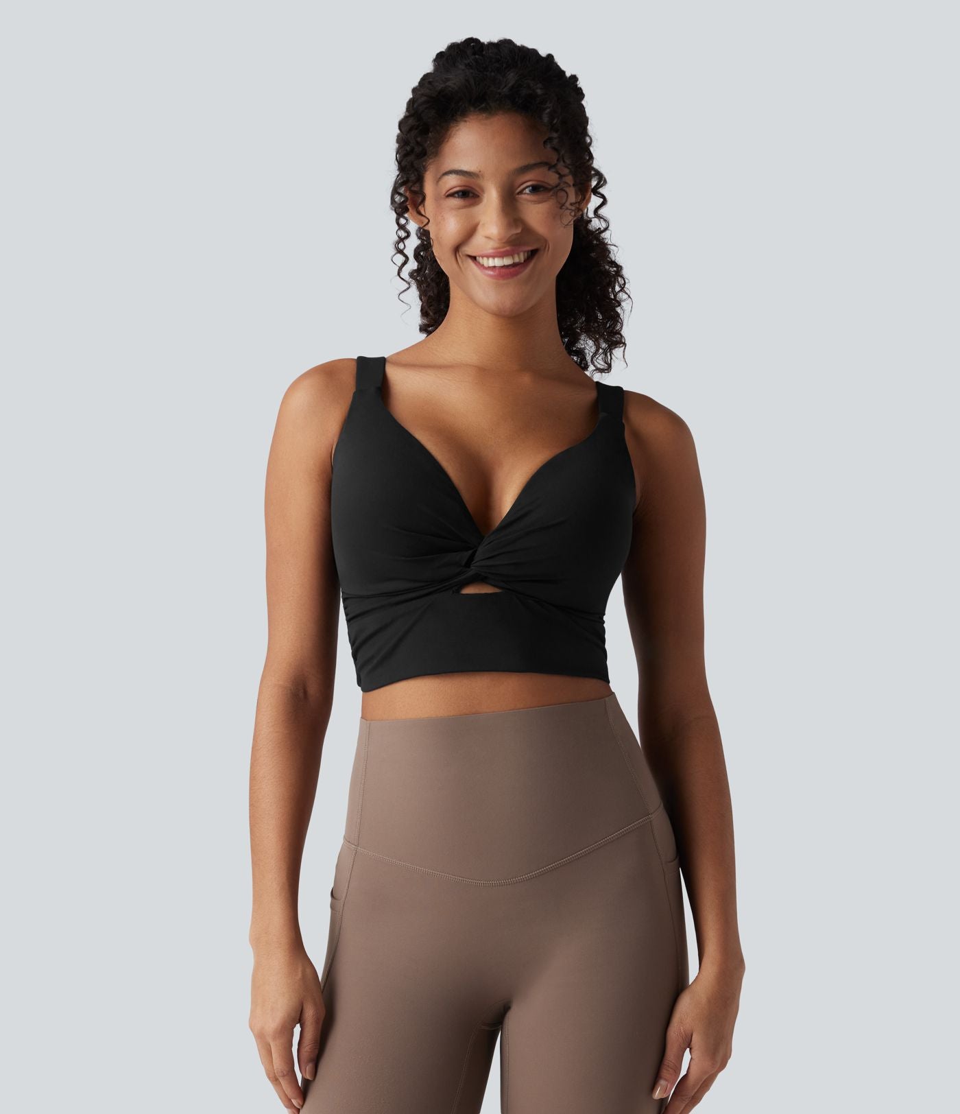 Brassière de sport de yoga Halara UltraSculpt™ push-up soutien léger - Bonnets E-G