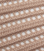 Robe mini moulante col V en maille pull