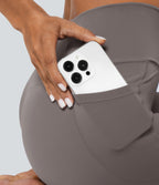 Softlyzero™ Legging Unis Poches Croisées