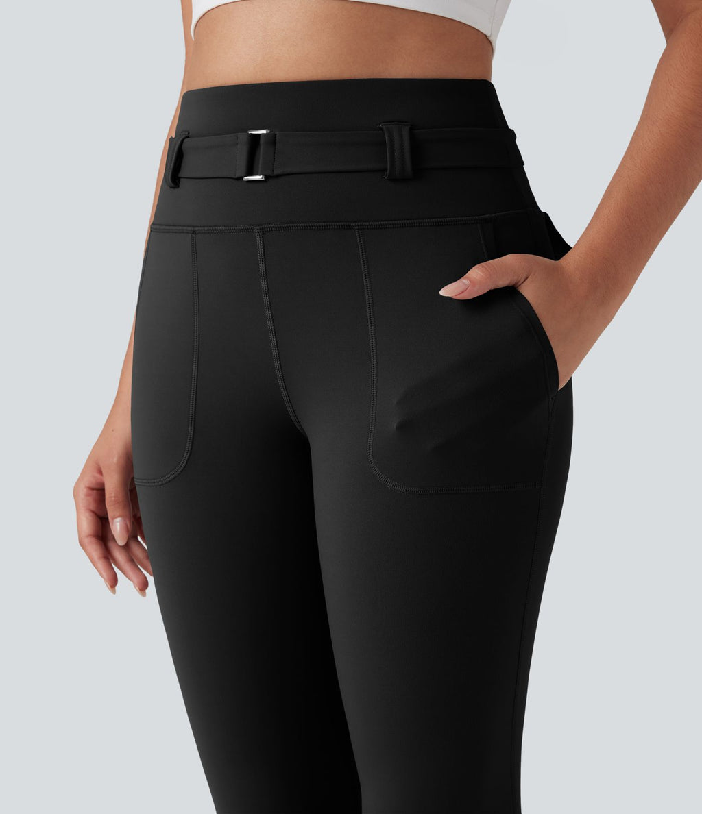 Legging bootcut randonnée gainant taille haute DayStretch avec poches